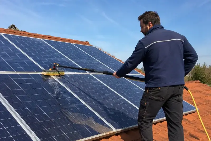 Nettoyage et entretien de panneaux solaires à Théhillac